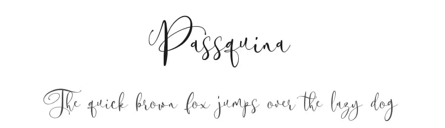 Passquina by Letter Battoyart — Script Handwritten Font