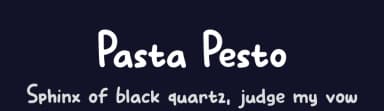 Pasta Pesto by D K — Script Handwritten Font — thumbnail 2