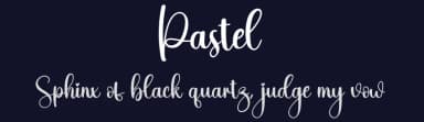 Pastel by Scratchones — Script Handwritten Font — thumbnail 2