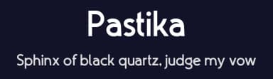 Pastika by madeDeduk — Sans Serif Font — thumbnail 2