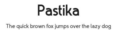 Pastika by madeDeduk — Sans Serif Font — thumbnail 1