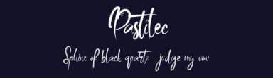 Pastilec by Vunira Design — Script Handwritten Font — thumbnail 2