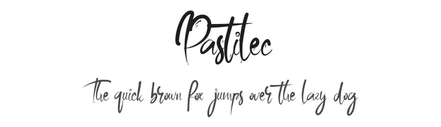 Pastilec by Vunira Design — Script Handwritten Font