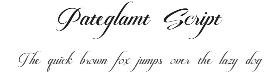 Pateglamt Script by itypeface — Script Handwritten Font