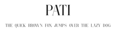 Pati by Human Design — Serif Font — thumbnail 1