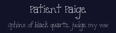 Patient Paige by Kimberly Geswein — Script Handwritten Font — thumbnail 2