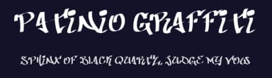 Patinio Graffiti by Factor Vector — Script Handwritten Font — thumbnail 2
