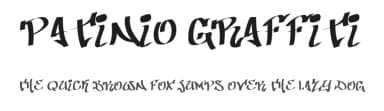 Patinio Graffiti by Factor Vector — Script Handwritten Font — thumbnail 1