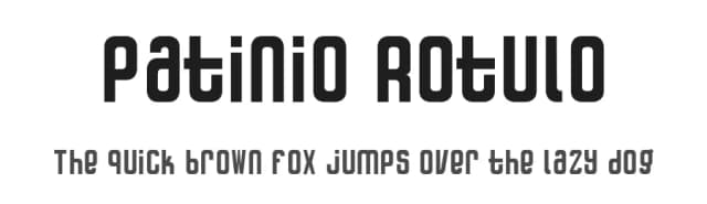 Patinio Rotulo by Factor Vector — Sans Serif Font