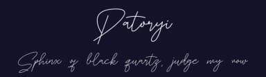 Patoryi by Jadatype — Script Handwritten Font — thumbnail 2
