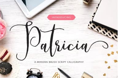 Patricia Font by No Gravity Type — Script Handwritten Font — thumbnail 1