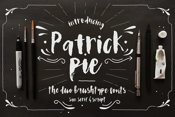 Patrick Pie Font by Blue Robin Design Shop — Script Handwritten Font