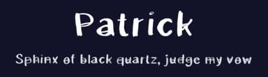Patrick by Max Kuivenhoven — Script Handwritten Font — thumbnail 2