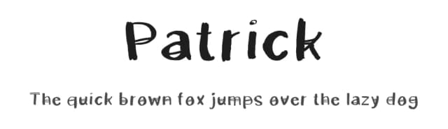 Patrick by Max Kuivenhoven — Script Handwritten Font