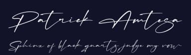 Patrick Amtesa by Letterena Studios — Script Handwritten Font — thumbnail 2