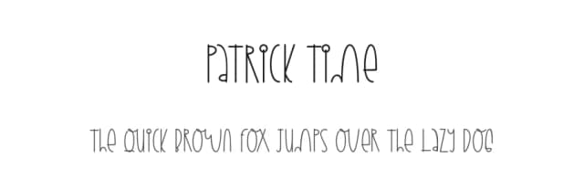 Patrick Time by Danar Nugroho — Script Handwritten Font