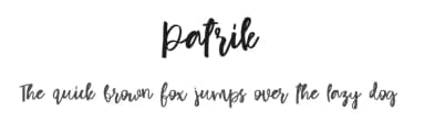 Patrik by Mr. Typeman — Script Handwritten Font — thumbnail 1