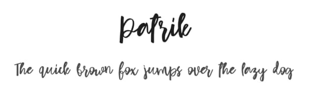 Patrik by Mr. Typeman — Script Handwritten Font