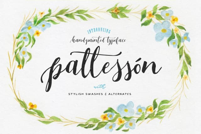 Patteson Font by Blessed Print — Script Handwritten Font