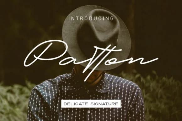 Patton Font by takoliko — Script Handwritten Font — preview 1