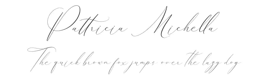 Pattricia Michella by Perspectype Studio - Letterena.com — Script Handwritten Font