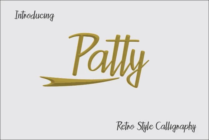 Patty Font by Jaime Rangel Castro — Script Handwritten Font