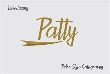 Patty Font by Jaime Rangel Castro — Script Handwritten Font — thumbnail 1