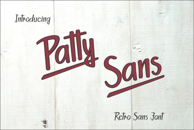 Patty Sans Font by Jaime Rangel Castro — Script Handwritten Font