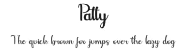 Patty by Hardiboy Design — Script Handwritten Font — thumbnail 1