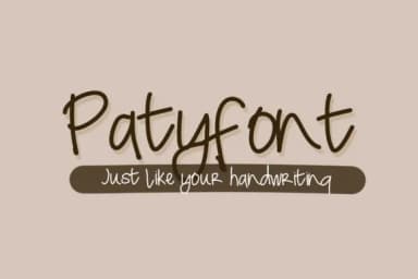 Paty Font by Carolina Mejia — Script Handwritten Font — thumbnail 1