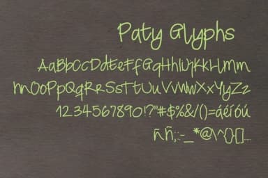 Paty Font by Carolina Mejia — Script Handwritten Font — thumbnail 4