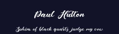 Paul Hutton by Staircase Studio — Script Handwritten Font — thumbnail 2