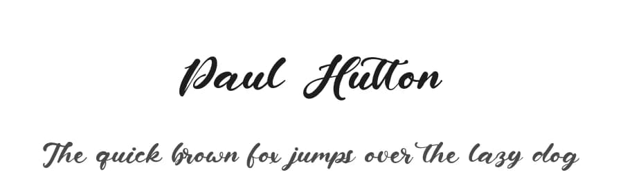Paul Hutton by Staircase Studio — Script Handwritten Font