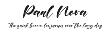 Paul Nora by Kong Font — Script Handwritten Font — thumbnail 1