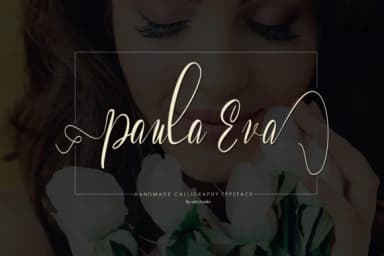 Paula Eva Script Font by Analogous — Script Handwritten Font — thumbnail 2
