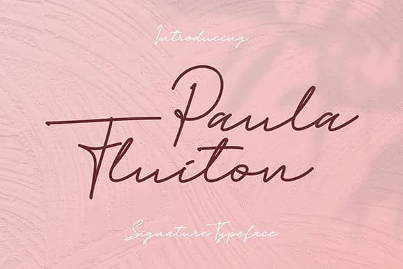 Paula Fluiton Font by RT Studio — Script Handwritten Font