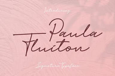 Paula Fluiton Font by RT Studio — Script Handwritten Font — thumbnail 1