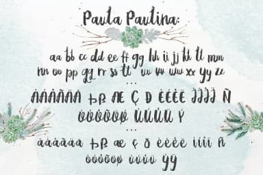 Paula Paulina Font by Blue Robin Design Shop — Script Handwritten Font — thumbnail 7