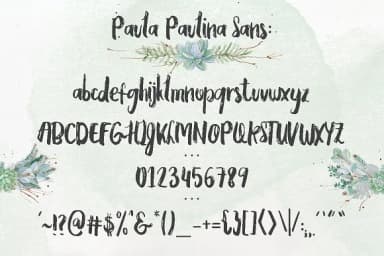 Paula Paulina Font by Blue Robin Design Shop — Script Handwritten Font — thumbnail 8