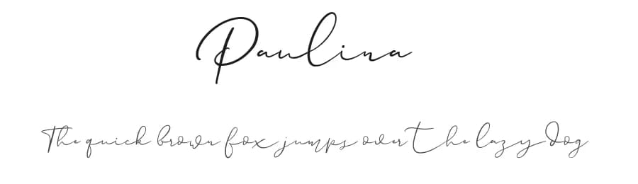 Paulina by Maulana Creative — Script Handwritten Font