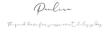 Paulina by Maulana Creative — Script Handwritten Font — thumbnail 1