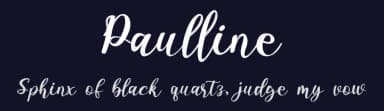 Paulline by Winarko — Script Handwritten Font — thumbnail 2