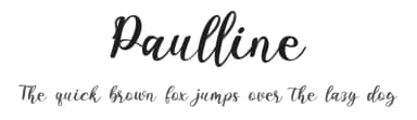 Paulline by Winarko — Script Handwritten Font — thumbnail 1