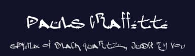 Pauls Graffitti by Tattoo Paul — Script Handwritten Font — thumbnail 2