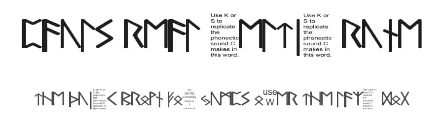 Pauls Real Celtic Rune by Tattoo Paul — Dingbats Font