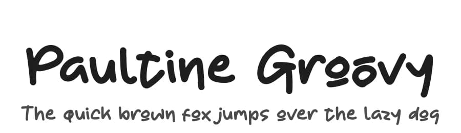 Paultine Groovy by Letterena Studios — Script Handwritten Font