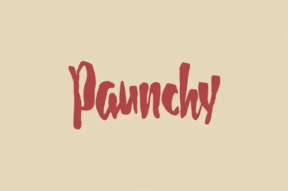 Paunchy Font by Mirco Zett Fonts — Script Handwritten Font