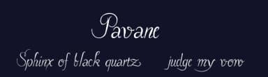 Pavane by The Scriptorium — Script Handwritten Font — thumbnail 2