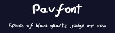 Pavfont by Pawel Klasa — Script Handwritten Font — thumbnail 2