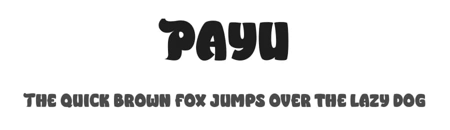 Payu by twinletter — Script Handwritten Font